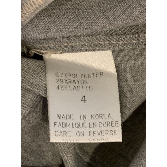 Tahari Womens Gray Sleeveless Suit Dress Light Size 4 - Picture 12 of 12